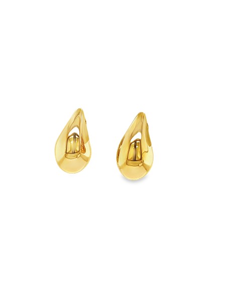 PENDIENTES GOTA OMEGA PEQUEÑOS ORO DE 18K