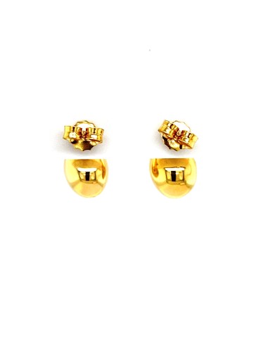 PENDIENTES GOTA OMEGA PEQUEÑOS ORO DE 18K