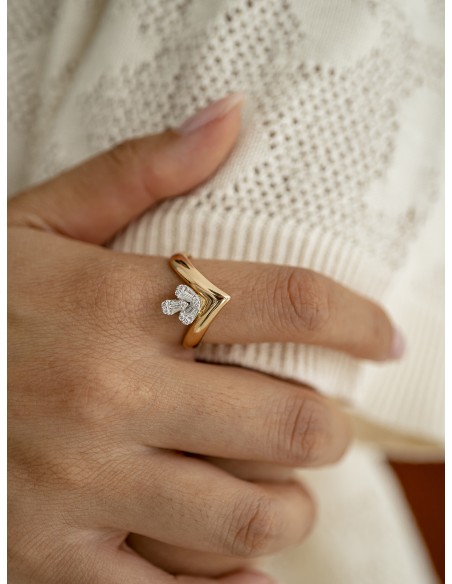 Anillo de Oro con Diamantes | Brillo Eterno y Elegancia Sofisticada