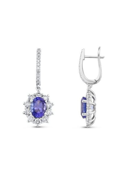 Pendientes de Oro Blanco con Brillantes | Joyería Fina y Atemporal