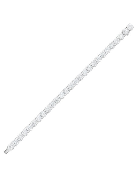 Pulsera de Oro Blanco con Brillantes | Alta Joyería Femenina