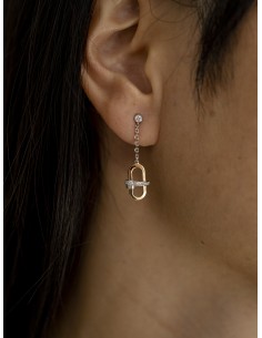 Pendientes de Oro Blanco con Brillantes | Joyería Fina y Atemporal 2