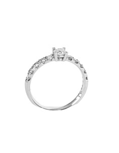 0,75ct- ANILLO PARA MUJER BRIA ORO BLANCO 18K