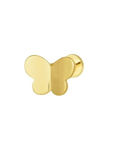 Piercing mariposa oro de 14K