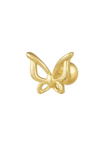 Piercing mariposa calada oro de 14K