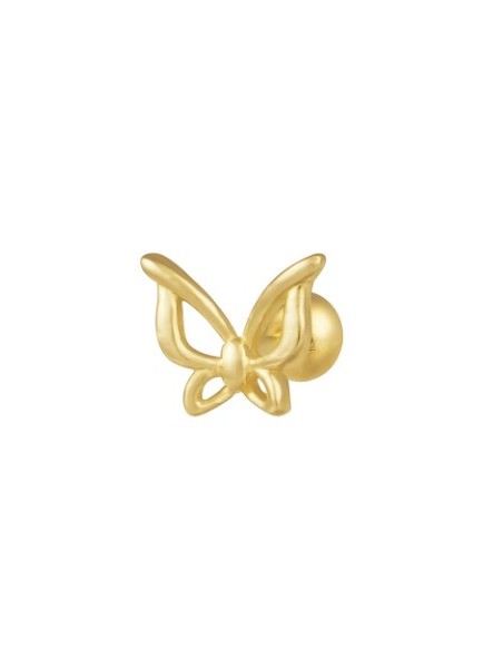 Piercing mariposa calada oro de 14K