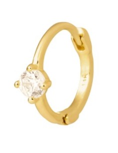 Piercing aro circonita oro de 14K