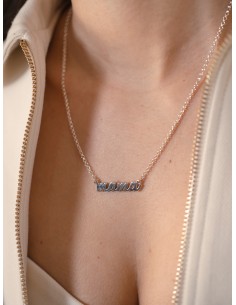 Gargantilla mama plata de 1ª ley