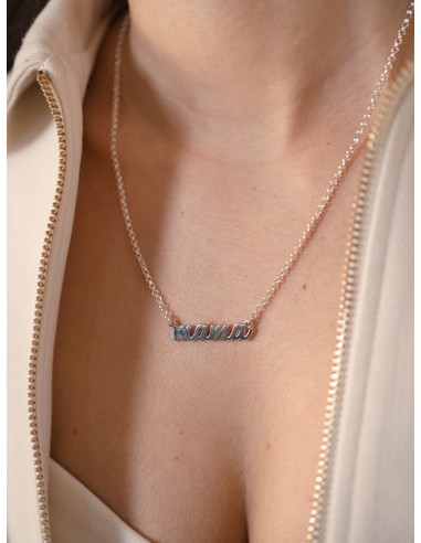 Gargantilla mama plata de 1ª ley