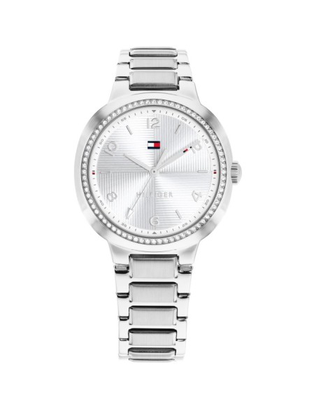 Reloj Tommy Hilfiger mujer bicolor con correa metálica y esfera cuadrada