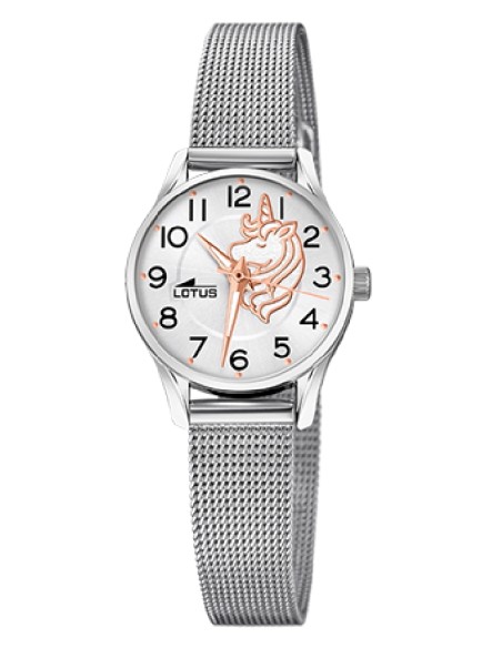 RELOJ LOTUS NIÑA  ACERO UNICORNIO