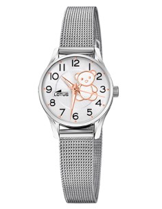 RELOJ LOTUS NIÑA  ACERO OSO