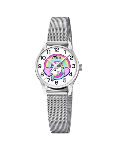 RELOJ LOTUS NIÑA  ACERO PONY