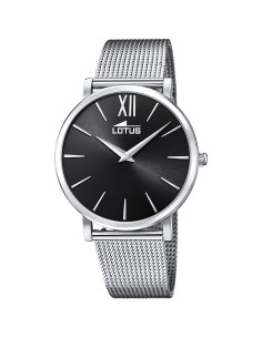 RELOJ LOTUS SEÑORA ACERO NEGRO