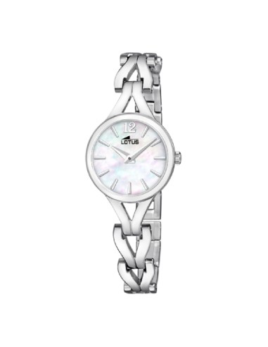 RELOJ LOTUS SEÑORA PLATEADO NACAR