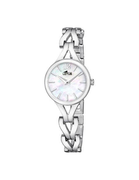 RELOJ LOTUS SEÑORA PLATEADO NACAR