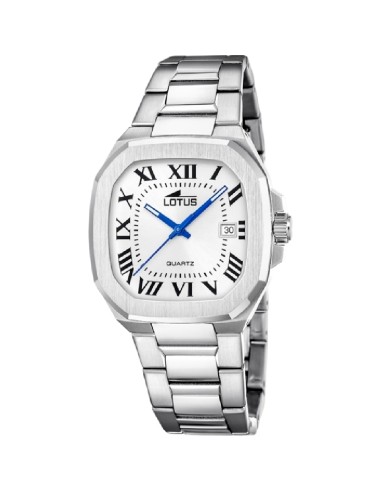 RELOJ LOTUS CABALLERO PLATA