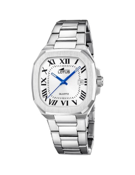 RELOJ LOTUS CABALLERO PLATA