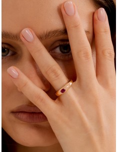 ANILLO RUBÍ ORO DE 18K 2