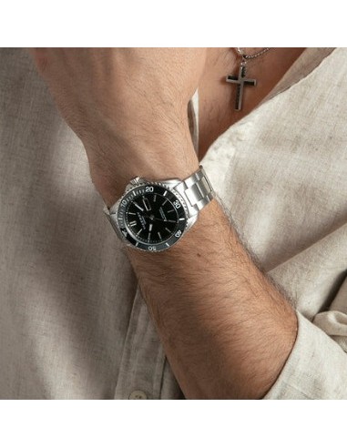 Reloj automático de hombre con caja de acero