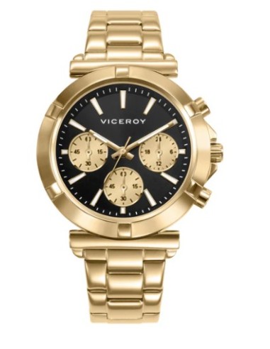Reloj señora caja de acero dorado