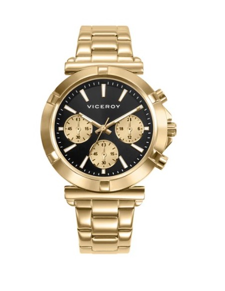 Reloj señora caja de acero dorado