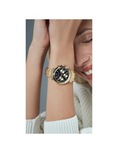 Reloj señora caja de acero dorado