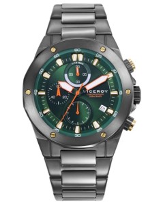 Reloj hombre caja de acero Ip gris 46853-67