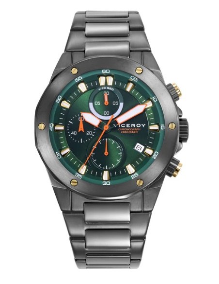 Reloj hombre caja de acero Ip gris 46853-67