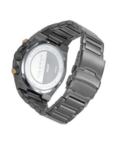 Reloj hombre caja de acero Ip gris 46853-67