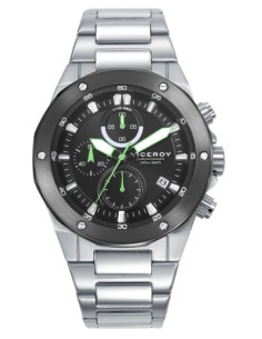 Reloj hombre caja bitono de acero 46853-57