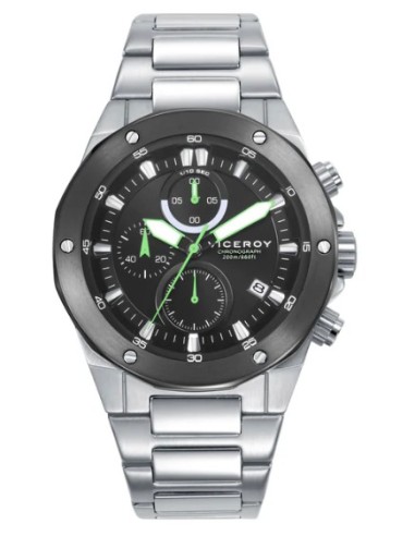 Reloj hombre caja bitono de acero 46853-57