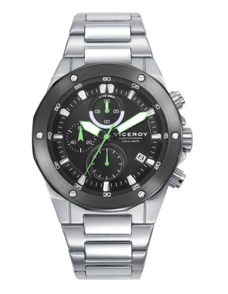 Reloj hombre caja bitono de acero 46853-57
